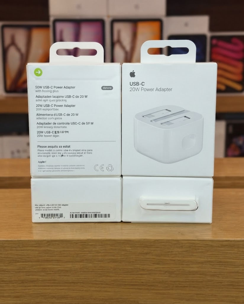 Apple 20W USB-C Power Adapter (3-Pin) - Premium Quality with Original Apple Data Cable
